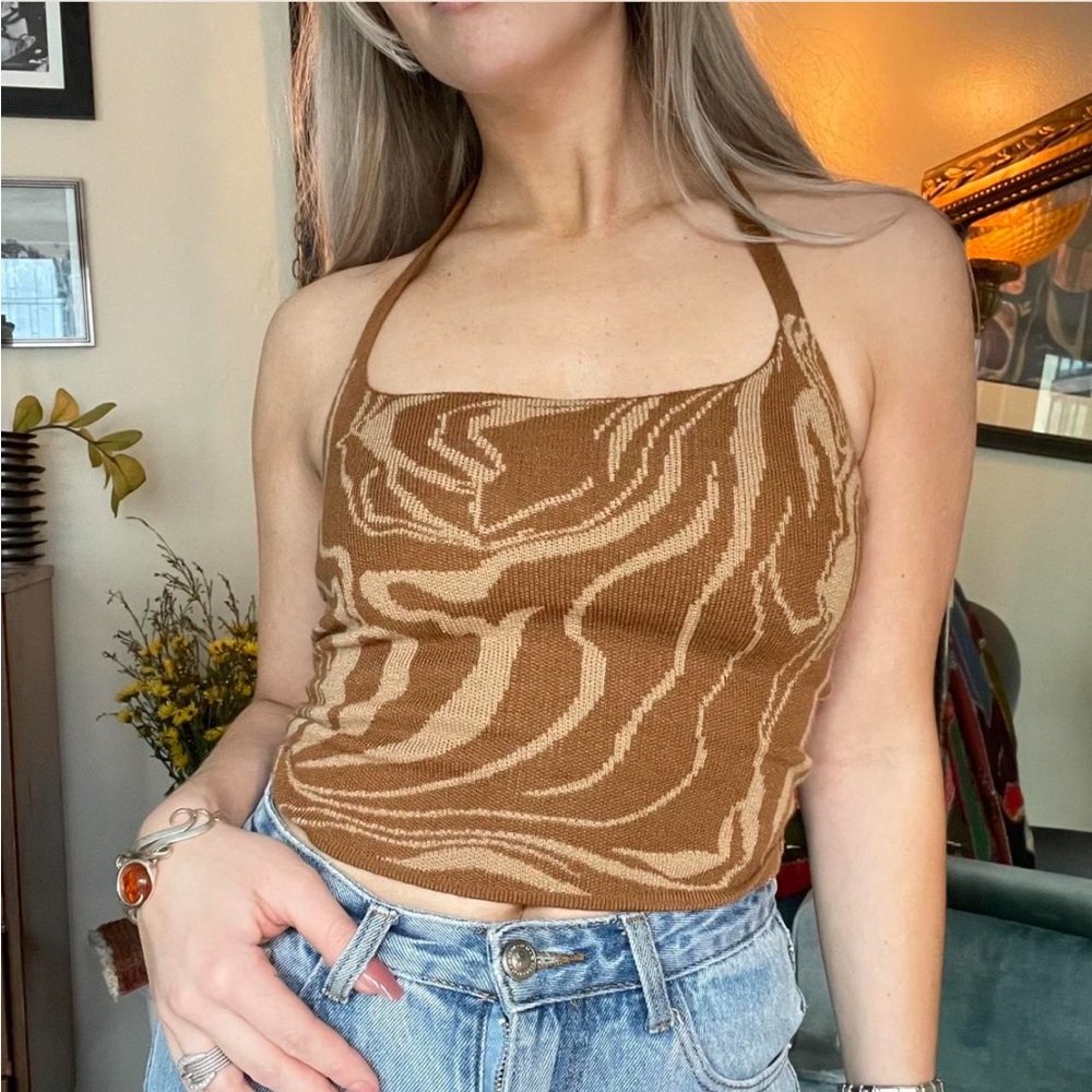 Heartloom Knit Halter Top